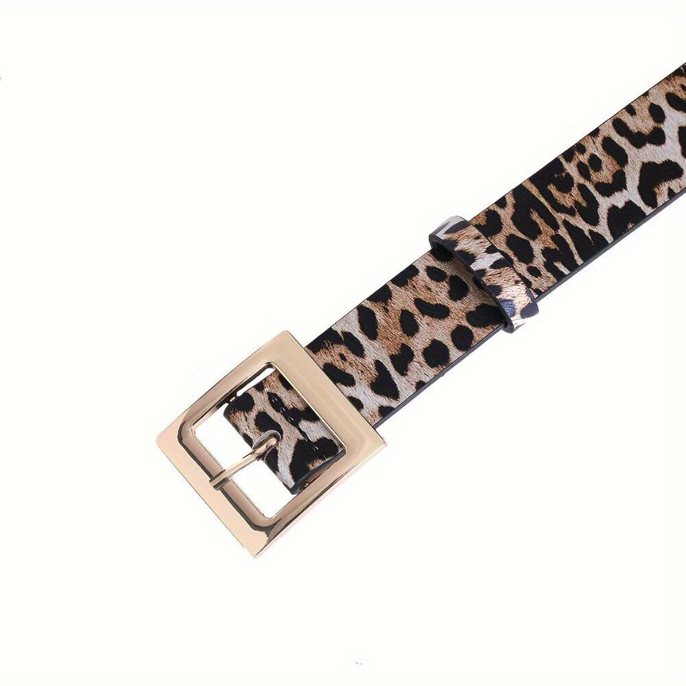 Travel Passions - Vintage Chic Leopard Print Belt - Picture 2 of 6